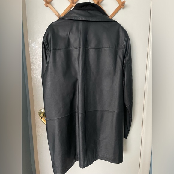 Men’s Danier Genuine Leather Winter Coat (Size Large) - Picture 3 of 4